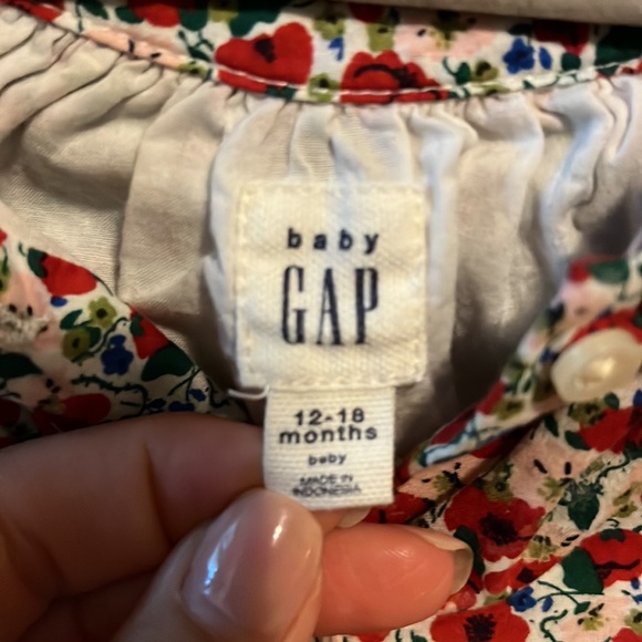 Baby Gap Long Sleeve Button Down Top/Dress - Picture 2 of 5